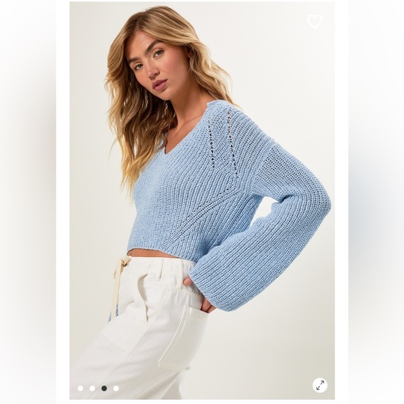 Altar’d State Berkley Crochet Sweater New With Tags - Picture 3 of 5